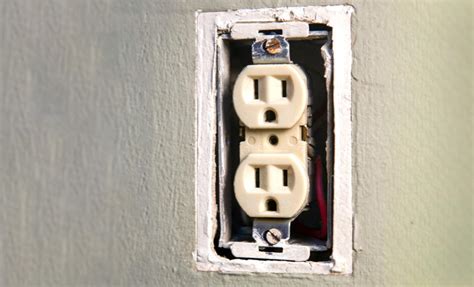 loose electrical box|stabilize electrical outlet box.